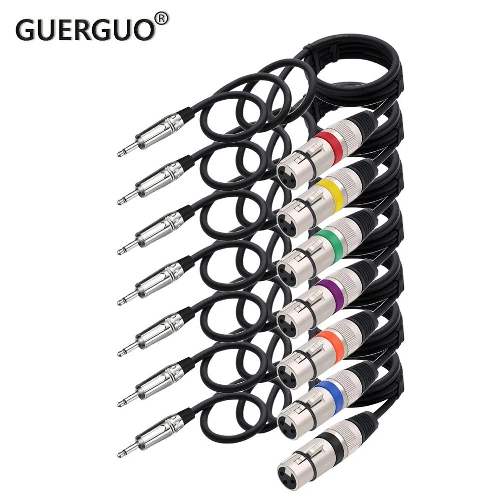  ̴  -3  XLR  Ŀ, TS ũ ȣ  ̺, AMP 1/8 ġ-XLR  ڵ, 3.5mm